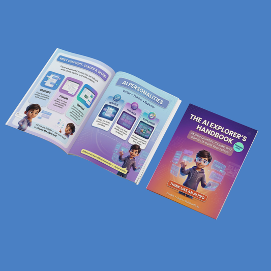 The AI Explorer’s Handbook A Beginner-Friendly AI Workbook for Kids Ages 8–14